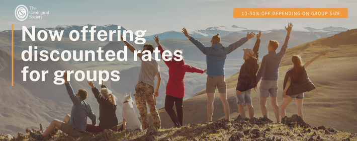 now offering discounted rates for groups written on the left of an image of a group of men and women atop a mountain